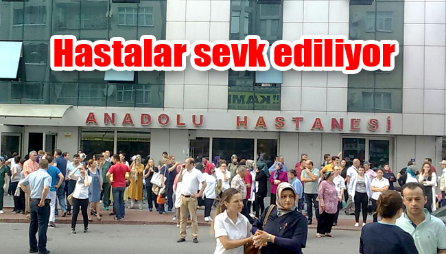 Hastalar sevk ediliyor...