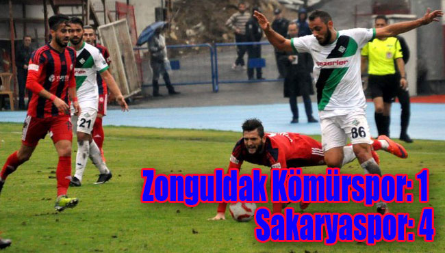 Zonguldak Kömürspor: 1 Sakaryaspor: 4