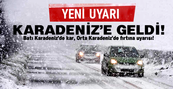 Batı Karadeniz'de soğuk hava uyarısı