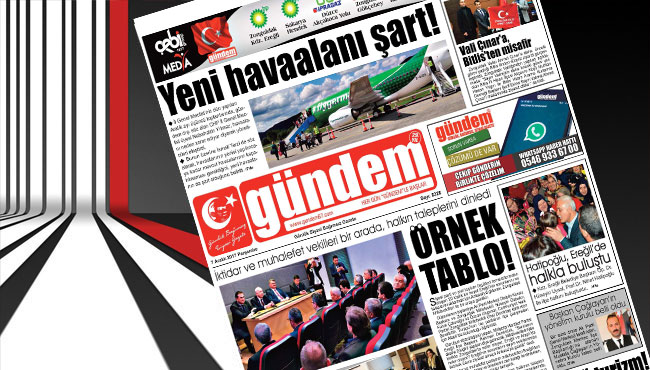 07 Aralık 2017 Gündem Gazetesi