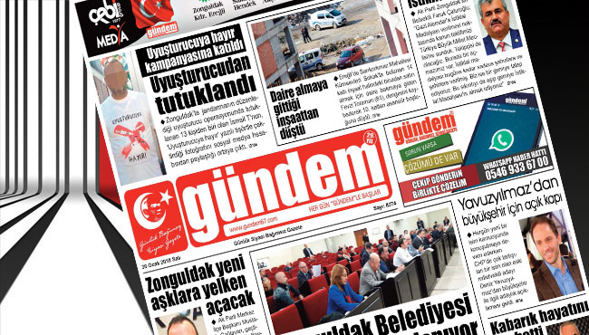 30 Ocak 2018 Gündem Gazetesi