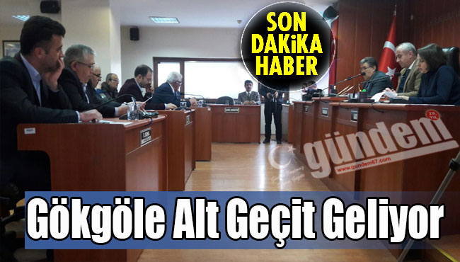 Gökgöle Alt Geçit Geliyor