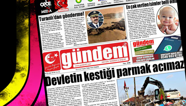 16 Şubat 2018 Gündem Gazetesi