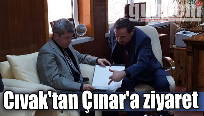 Cıvak'tan Çınar'a ziyaret