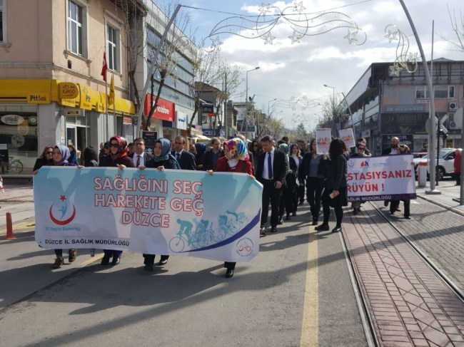 Düzce'de Pulmoner Rehabilitasyon haftası kutladı....