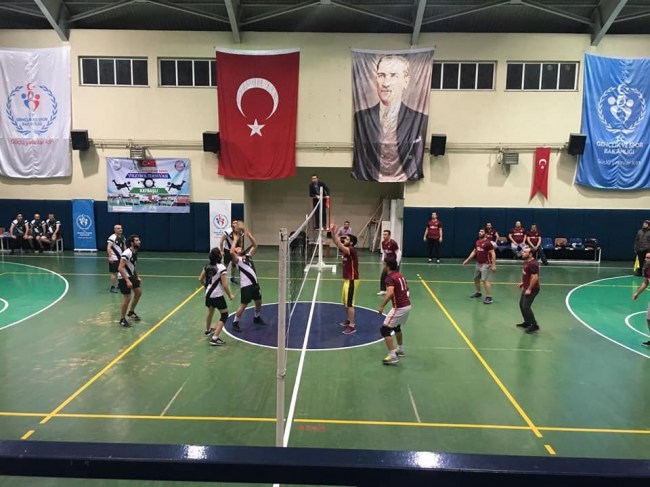 voleybol turnuvası sona erdi