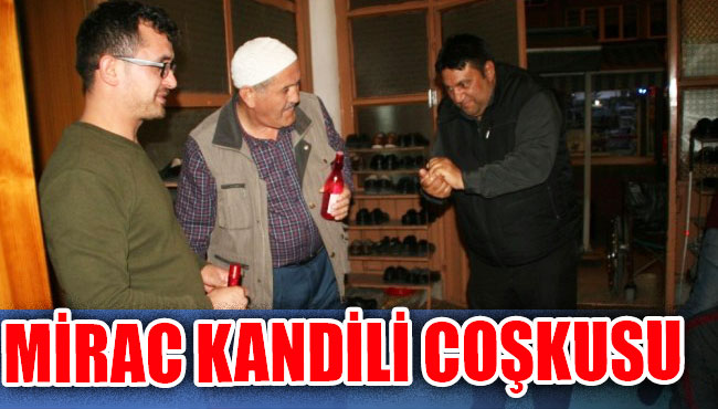 Devrek'te Mirac Kandili coşkusu