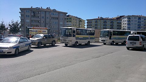 HALK OTOBÜSLERİ DENETLENİYOR