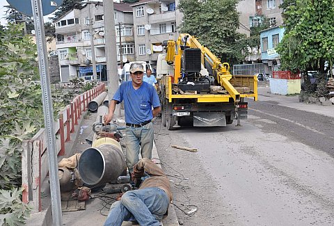 DOĞALGAZ ÇALIŞMALARI SÜRÜYOR