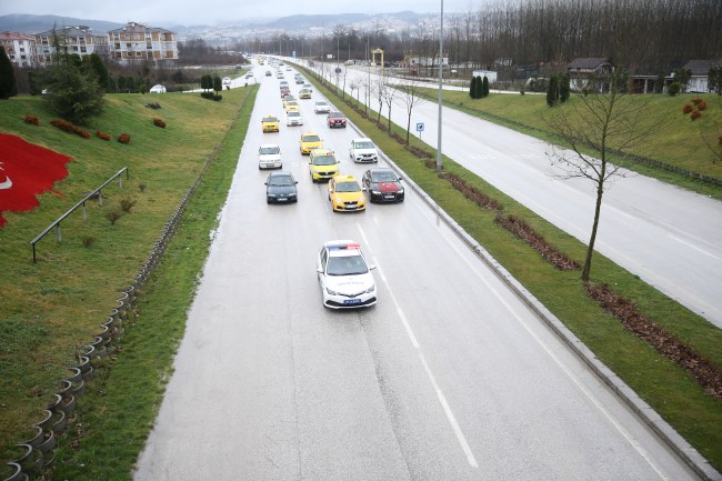 Düzce'de Zeytin Dalı Harekatı'na destek konvoyu