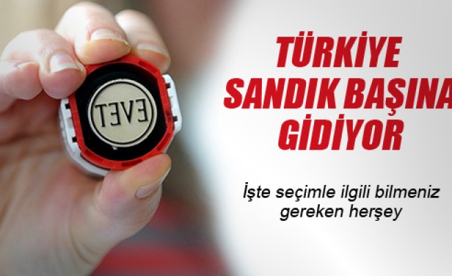 TÜRKİYE SANDIK BAŞINA GİDİYOR