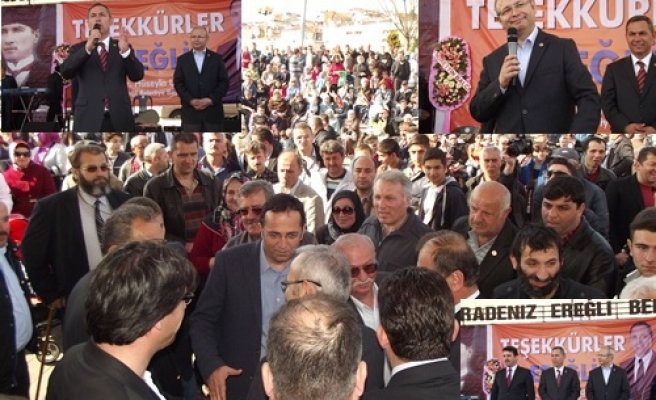 AK PARTİ SEÇİM ZAFERİNİ KUTLADI