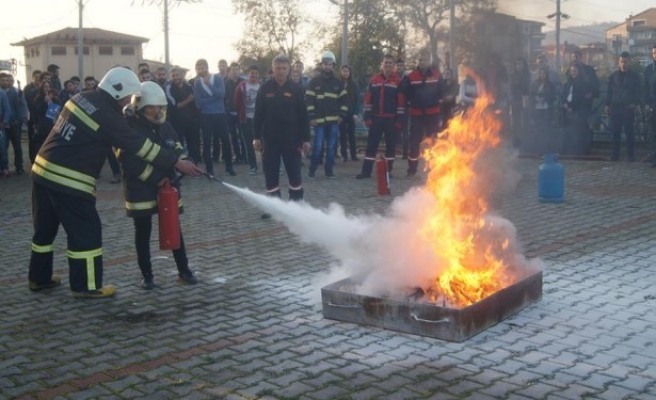 Tatbikat gerçeği aratmadı