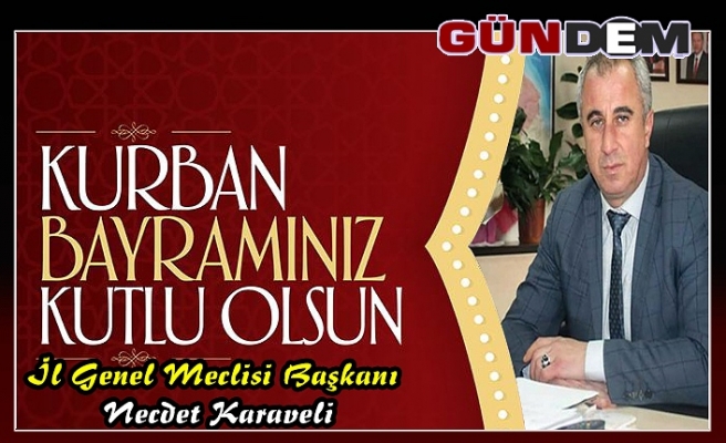 Başkan Karaveli Kurban Bayramını kutladı