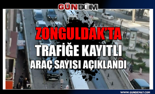 ZONGULDAK'TA ARAÇ SAYISI AÇIKLANDI