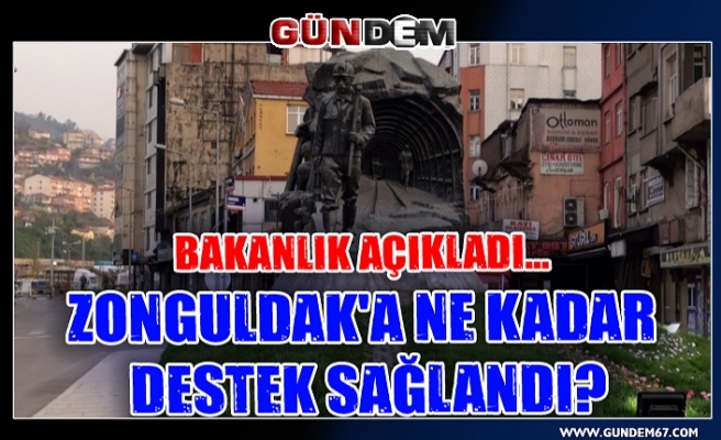 Bakanlık Açıkladı... Zonguldak'a ne kadar destek sağlandı?