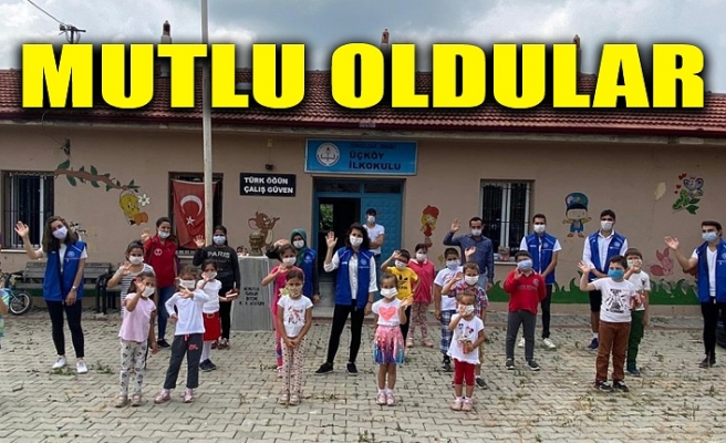 MİNİKLER MUTLU OLDULAR