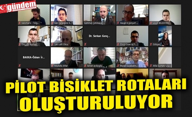 PİLOT BİSİKLET ROTALARI OLUŞTURULUYOR