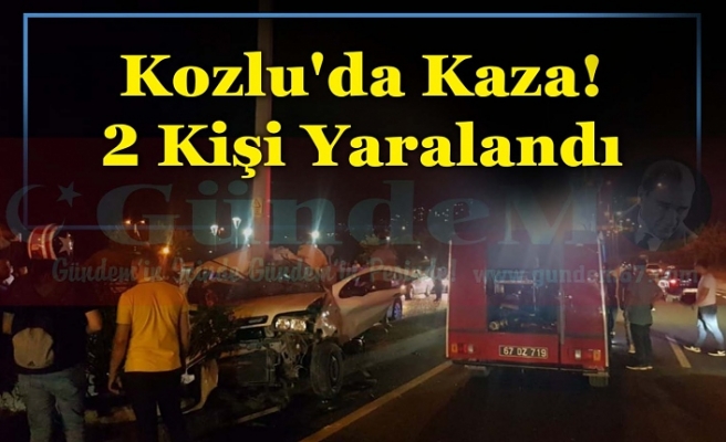 Kozlu'da Kaza! 2 Kişi Yaralandı