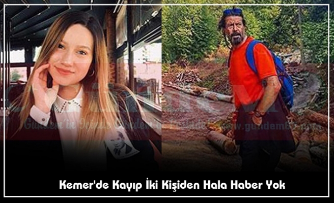 Kemer'de Kayıp İki Kişiden Hala Haber Yok