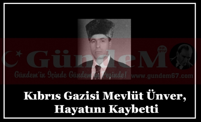 Mevlüt Ünver ; Geçirdiği Kalp Krizi Sonucu Hayatını Kaybetti. 