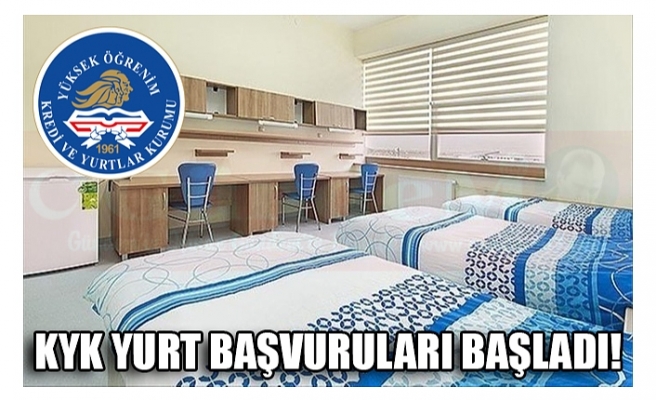 KYK YURT BAŞVURULARI BAŞLADI!