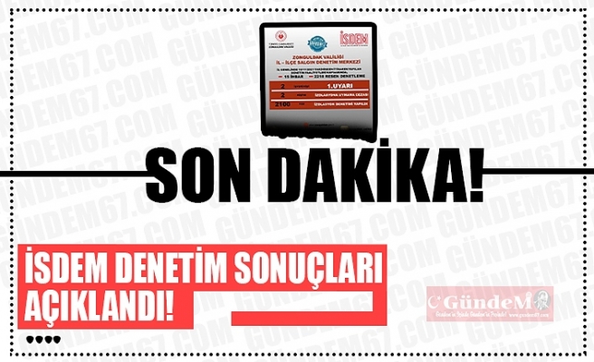 İSDEM DENETİM SONUÇLARI  AÇIKLANDI!