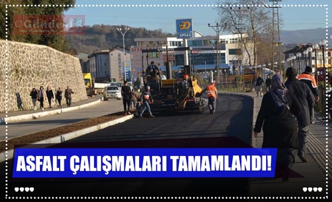 ASFALT ÇALIŞMALARI TAMAMLANDI!