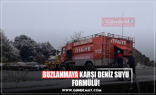 BUZLANMAYA KARŞI DENİZ SUYU FORMÜLÜ!