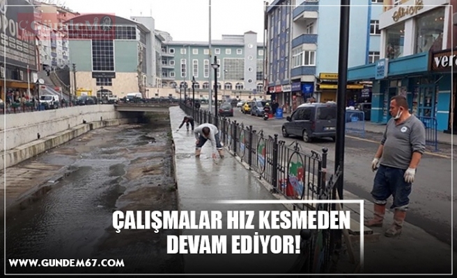 ÇALIŞMALAR HIZ KESMEDEN  DEVAM EDİYOR!