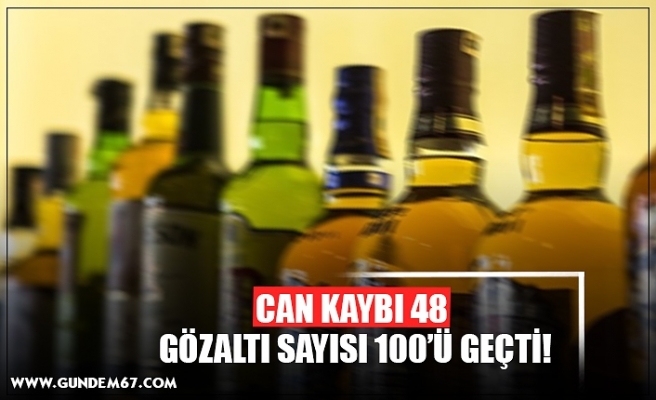 CAN KAYBI 48  GÖZALTI SAYISI 100’Ü GEÇTİ!