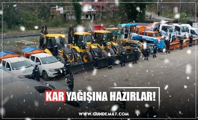 KAR YAĞIŞINA HAZIRLAR!