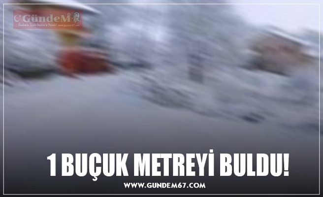 1 BUÇUK METREYİ BULDU!