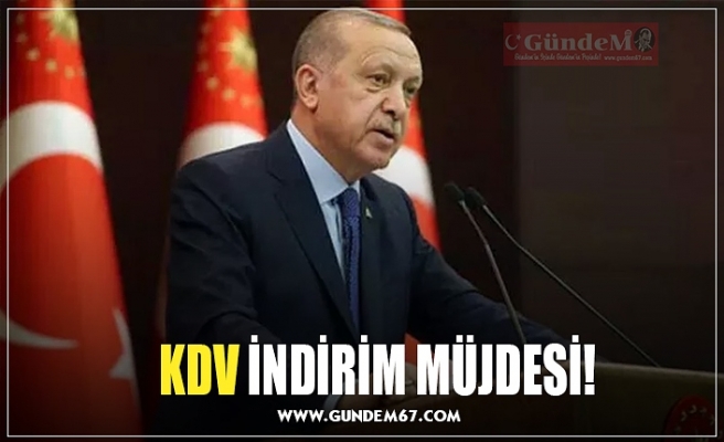 KDV İNDİRİM MÜJDESİ!