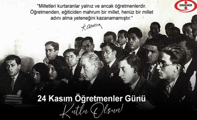 Erdemir 24 Kasım Öğretmenler Günü