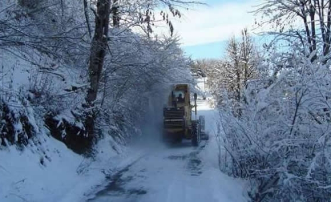 Zonguldakta 38 köye ulaşım sağlanamıyor