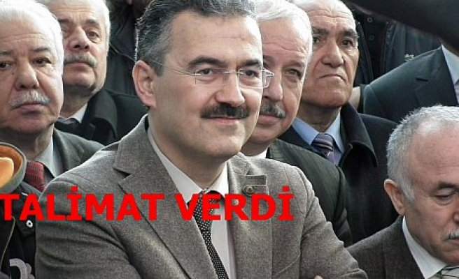 Ayyıldız, talimat verdi