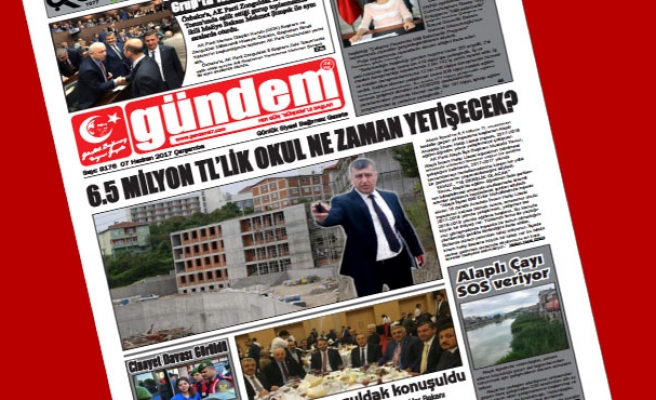 07 Haziran 2017 Gündem Gazetesi