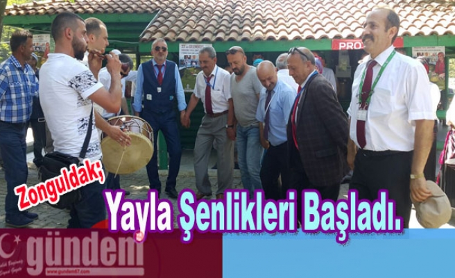 Yayla Şenlikleri başladı.