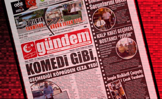 07 Temmuz 2017 Gündem Gazetesi