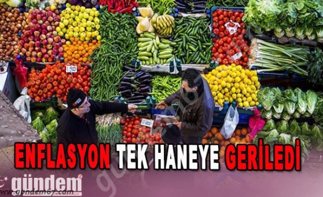 Enflasyon tek haneye geriledi