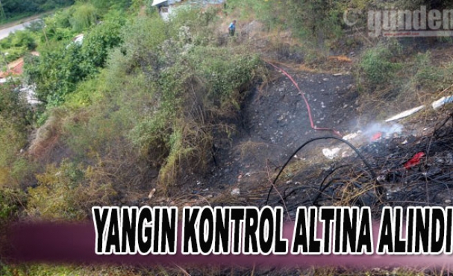 Kozlu'da Yangın Kontrol Altına Alındı