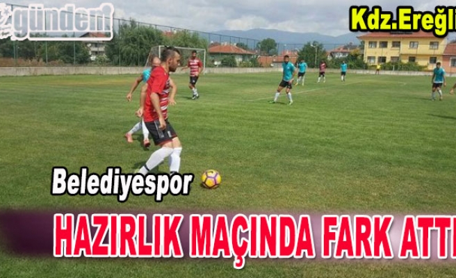 Ereğli Belediyespor Hazırlık Maçında Fark Attı