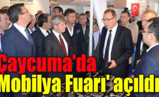 Çaycuma'da Mobilya Fuarı' açıldı