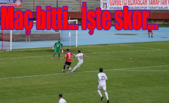 Zonguldak Kömürspor-Bandırmaspor Maç bitti... İşte skor...