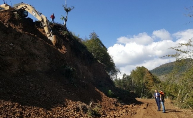 Balköy ormanında arıcılara hizmet