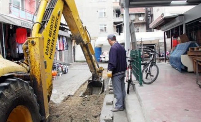 Bartın'da altyapı çalışmaları