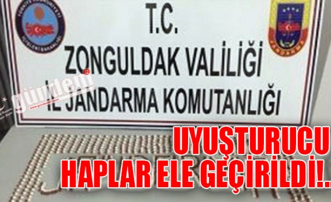 UYUŞTURUCU HAPLAR ELE GEÇİRİLDİ!..