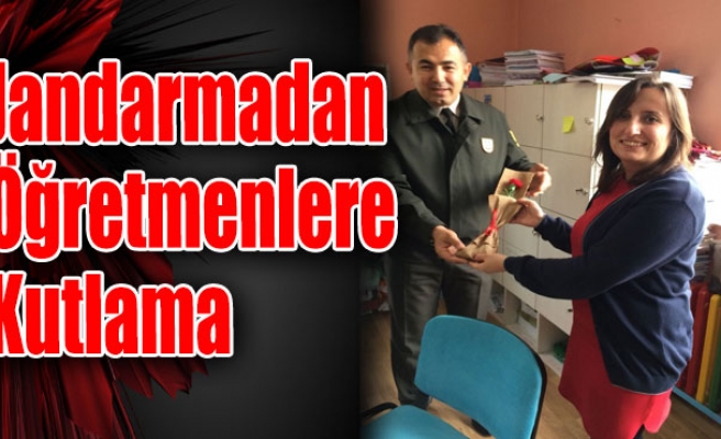 Jandarmadan Öğretmenlere Kutlama