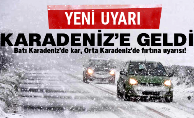 Batı Karadeniz'de soğuk hava uyarısı